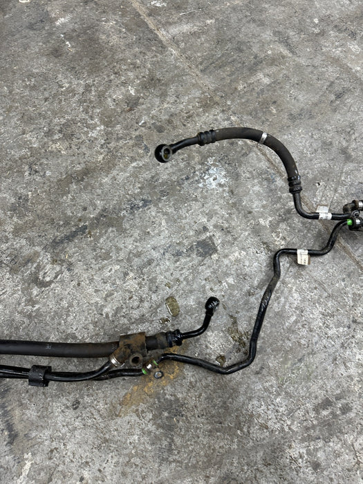 2012 AUDI R8 OEM FRONT POWER STEERING OIL COOLER RADIATOR W/ PIPE LINES HOSES