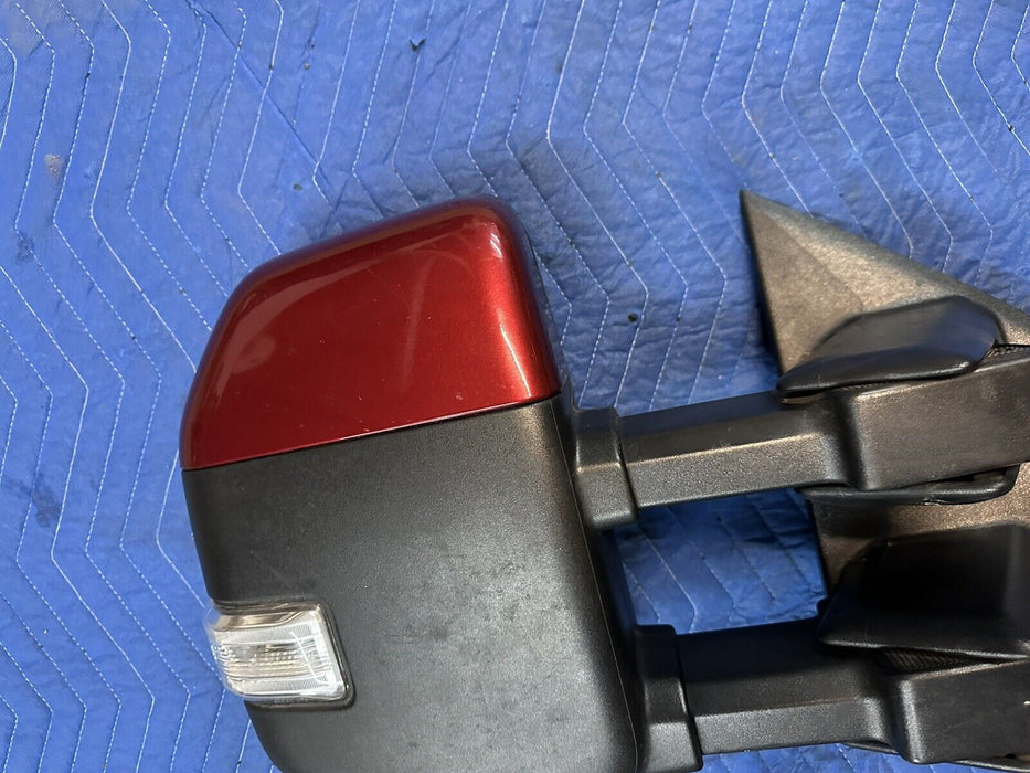 2017-2022 FORD F250 F350 DOOR MIRROR PASSENGER RIGHT OEM RUBY RED PAINT CODE RR