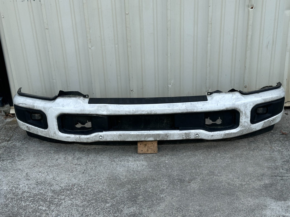 2023 2024 FORD F250 F350 FRONT BUMPER ASSEMBLY STAR WHITE W/ SENSORS OEM