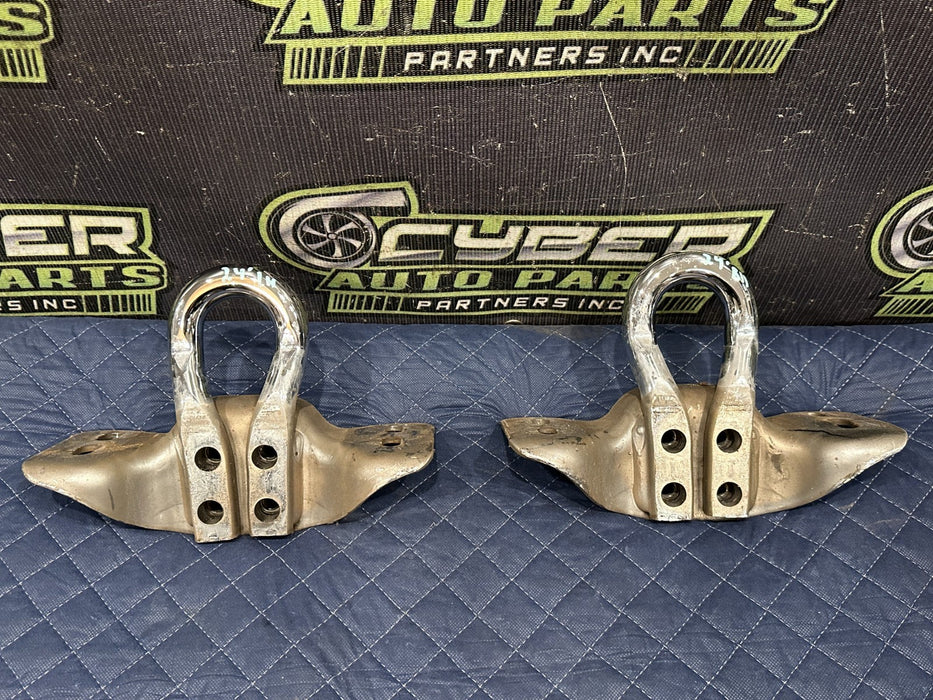 2023 2024 FORD F250 F350 F450 FRONT BUMPER TOW HOOK PAIR OEM