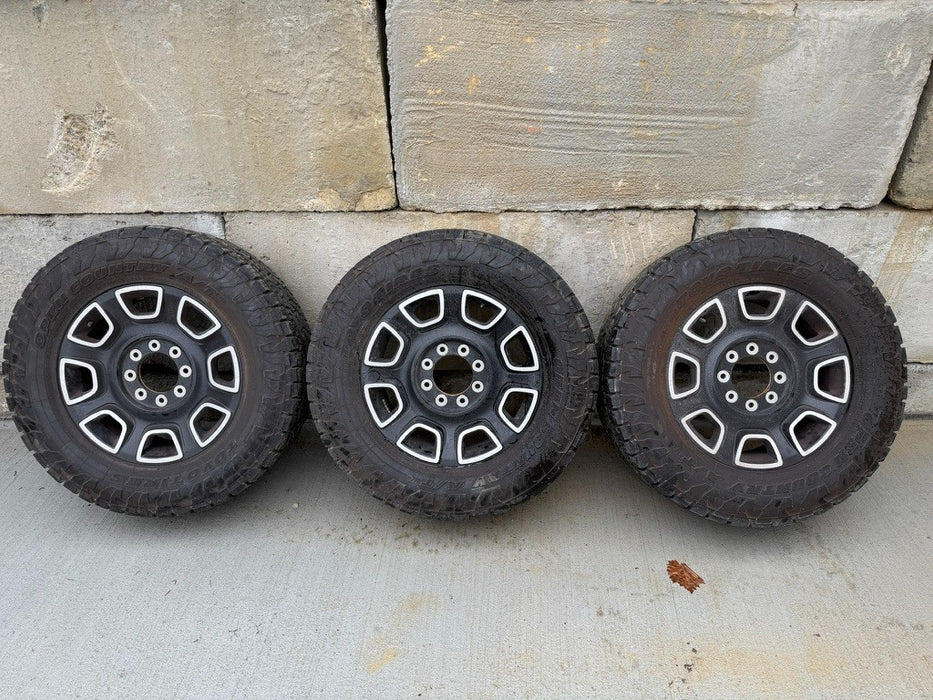 2024 FORD F250 F350 PLATINUM STOCK OEM WHEELS W/ TOYO OPEN COUNTRY A/T 295/65R20