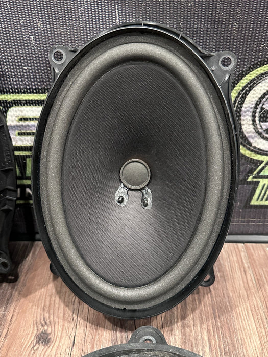 2017 NISSAN TITAN XD RESERVE ROCKFORD FRONT REAR DOOR SPEAKER SET OEM