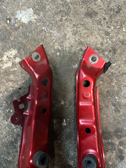 2014 TOYOTA PRIUS LEFT RIGHT RADIATOR SIDE SUPPORT BRACKETS OEM 53204-12060