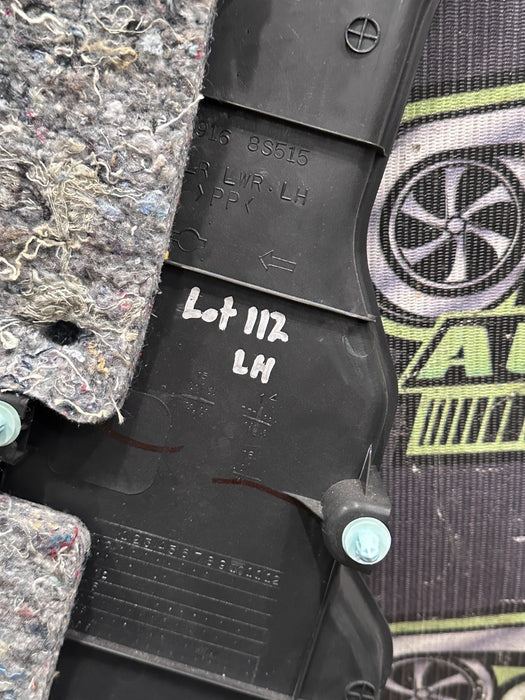 2017 NISSAN TITAN XD RESERVE REAR LEFT LOWER C PILLAR TRIM OEM 76916 8S515