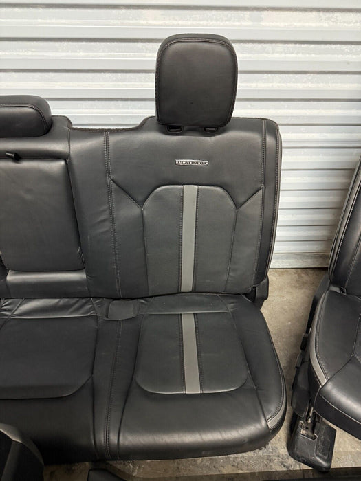 2017-2019 FORD F250 F350 F450 PLATINUM INTERIOR FRONT REAR SEATS CONSOLE PANELS