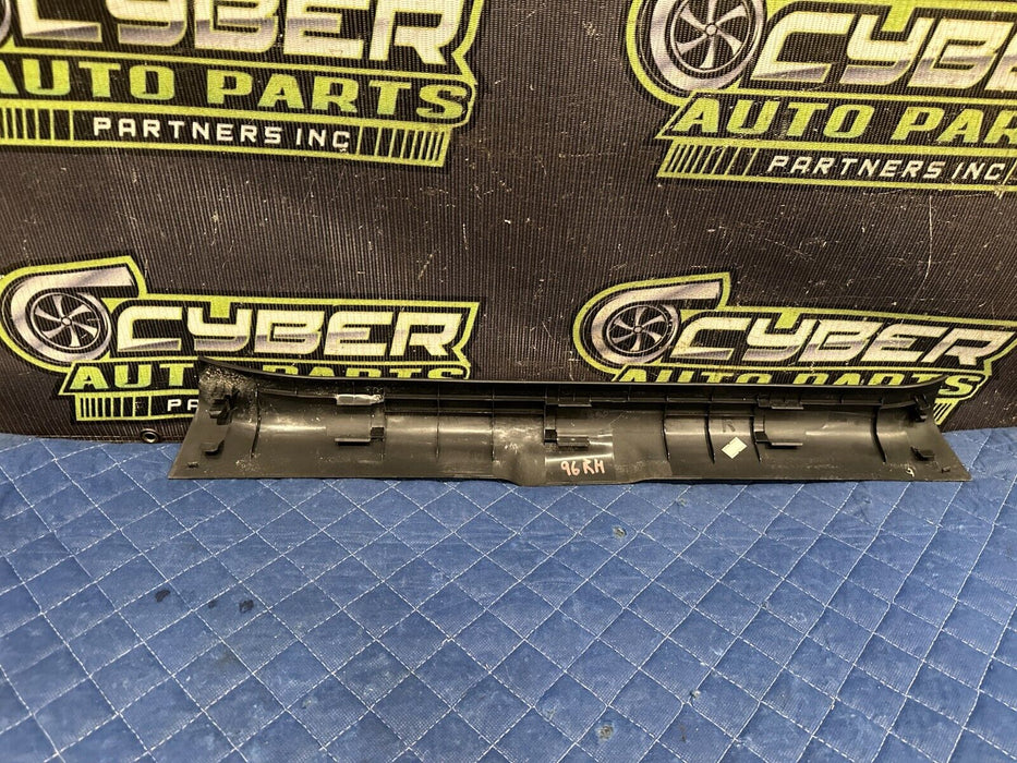 2010 NISSAN 370Z RIGHT PASSENGER DOOR SCUFF PLATE TRIM OEM 769B5 1EA0A ~WEAR~