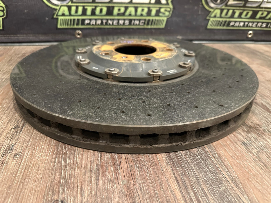2018-24 LAMBORGHINI URUS FRONT RIGHT CARBON CERAMIC BRAKE ROTOR OEM 4M0 615 302