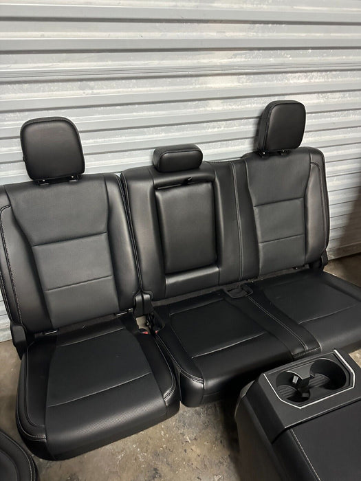 2019 FORD F250 F350 F450 LARIAT INTERIOR SEATS DOOR PANELS CONSOLE OEM
