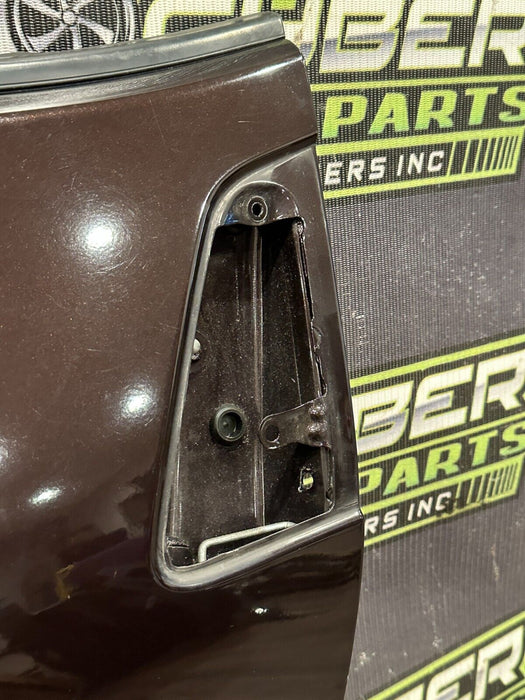 2010 NISSAN 370Z DRIVER LEFT DOOR SHELL BLACK CHEERY (NAG) OEM *READ DESC/FLAWS*