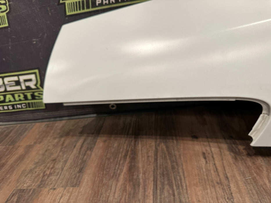 2017-2018 AUDI R8 SPYDER REAR PASSENGER QUARTER PANEL METALLIC WHITE *DAMAGE*