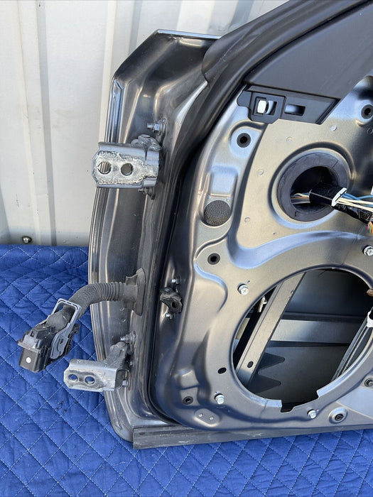 2014-2017 INFINITI Q50 RED SPORT FRONT PASSENGER RIGHT DOOR GREY METALLIC~DENT~