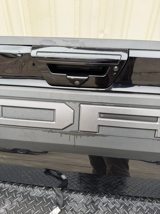 2019 FORD F150 RAPTOR REAR TAILGATE W STEP (G1) SHADOW BLACK OEM *FLAWS 8-11*