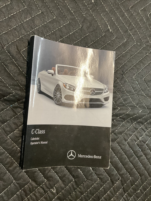2017 MERCEDES-BENZ C63 AMG A205 OPERATOR & MAINTENANCE MANUALS W/ BAG OEM