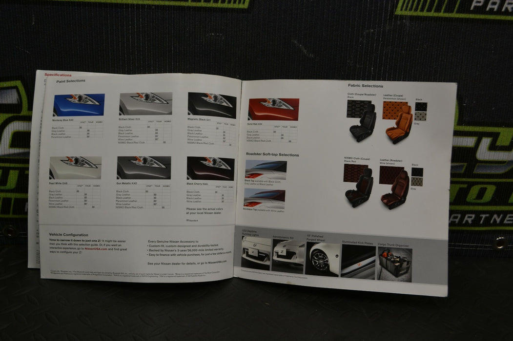2011 370Z NISMO BROCHURE OEM MANUAL