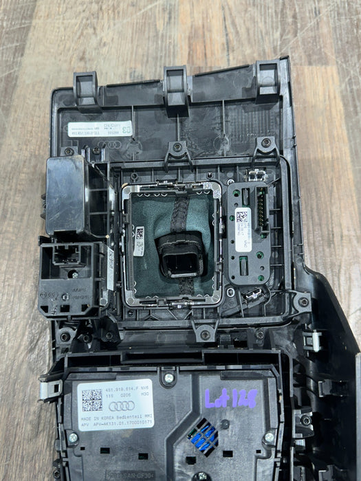 2017 AUDI R8 CENTER CONSOLE CONTROL BEZEL PANEL ASSEMBLY OEM *SCUFFS 12-15*