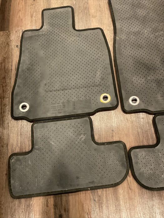 2015 LEXUS RC-F RCF SET (4) BLACK CARPET FLOOR MAT PT208-24150