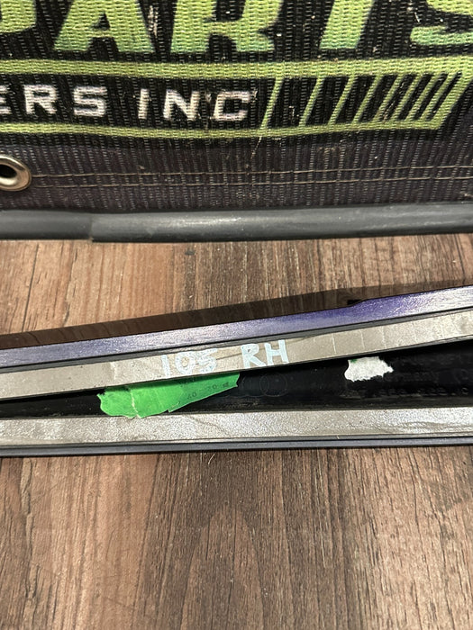 2014 2015 AUDI R8 RIGHT WINDOW BELT MOLDING OEM VELVET PURPLE *FLAWS 5-7*