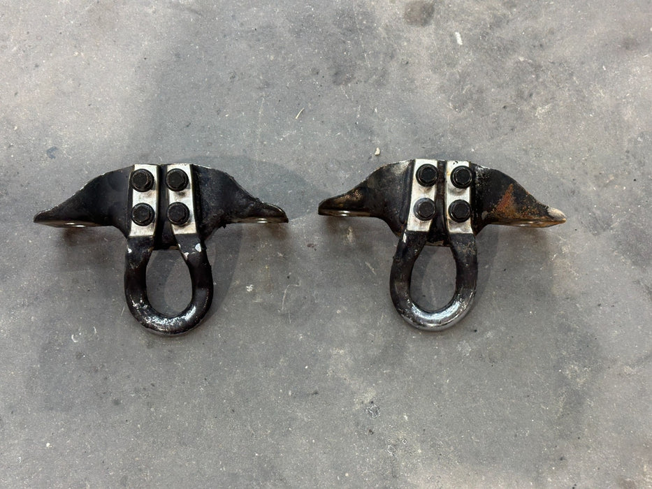 2017-2019 FORD F250 F350 LEFT RIGHT TOW HOOK PAIR OEM