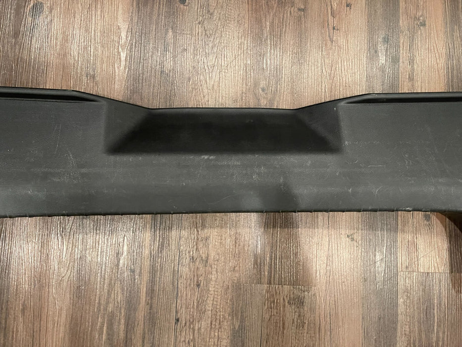 2017 INFINITI Q50 RED SPORT REAR TRUNK PLATE TRIM PANEL OEM *SCRATCHES*