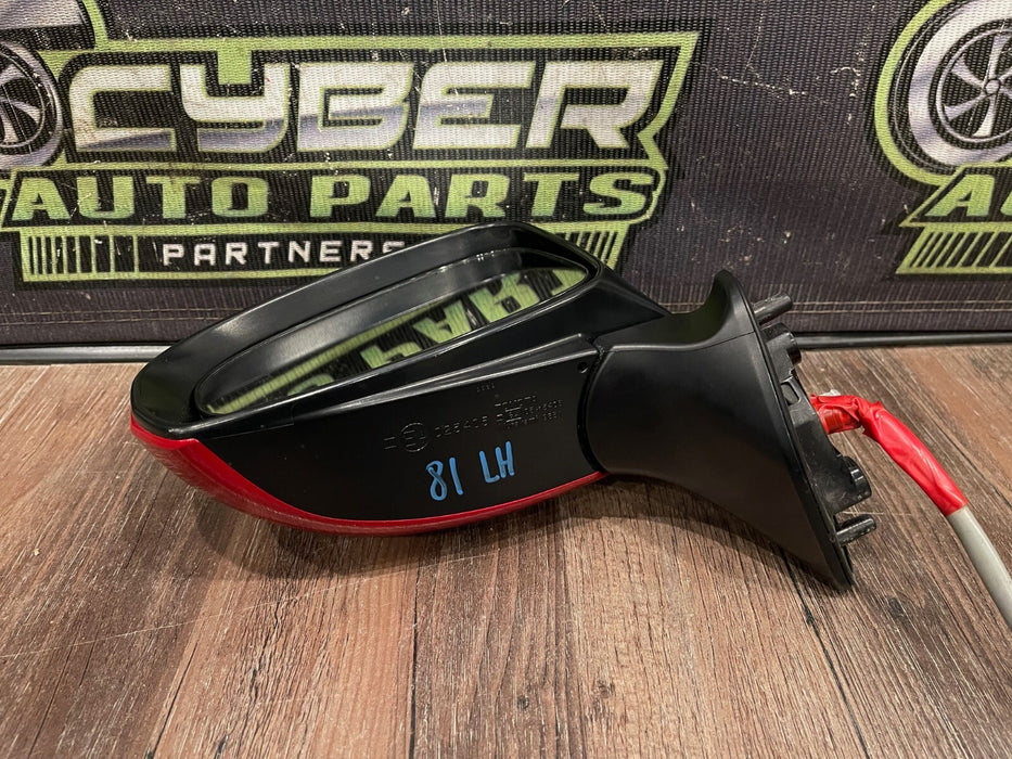 2014 TOYOTA PRIUS V DRIVER LEFT SIDE VIEW HEATED DOOR MIRROR W/RED CAP COVER OEM