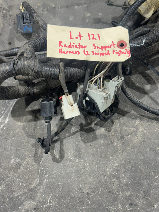 2015 DODGE RAM 2500 RADIATOR SUPPORT HEADLIGHT HARNESS OEM 2 SNIPPED PIGTAILS #6