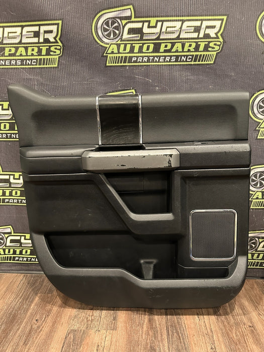 2017-2019 FORD 350 F450 PLATINUM REAR DRIVER LEFT DOOR PANEL OEM *WEAR 4-10*
