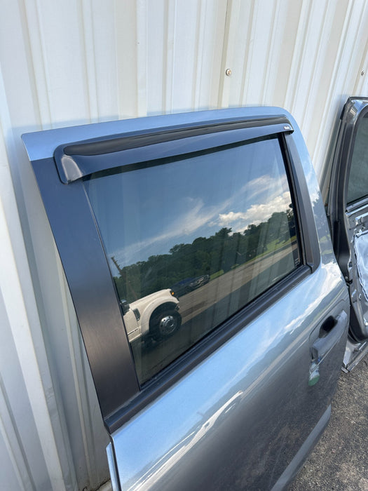 2016 Nissan Titan XD Crew Cab REAR LEFT DOOR SHELL GUN METALLIC (KAD) OEM