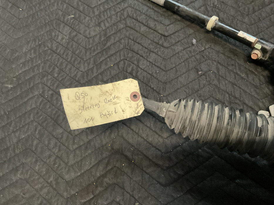 2014 INFINITI Q50 NON-HYBRID POWER STEERING RACK & PINION OEM