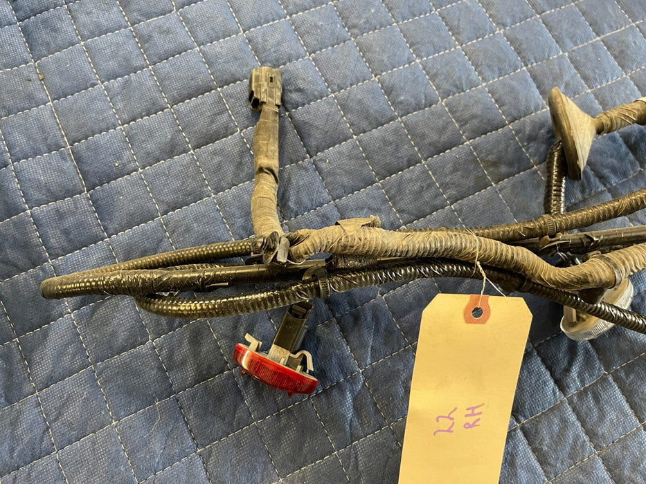2022 FORD F450 SD DUALLY BED PASSENGER RIGHT FENDER FLARE HARNESS OEM