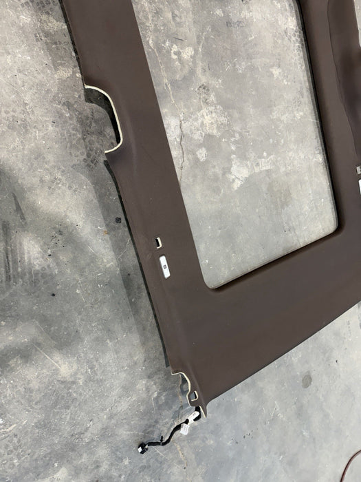 2017-2022 FORD F250 F350 F450 KING RANCH TWIN PANEL MOONROOF HEADLINER BROWN OEM