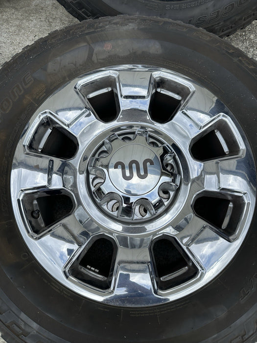 2024 FORD F250 KING RANCH OEM WHEELS RIMS TIRES 20X8 LT275/65/R20 PC3C 1007 BA