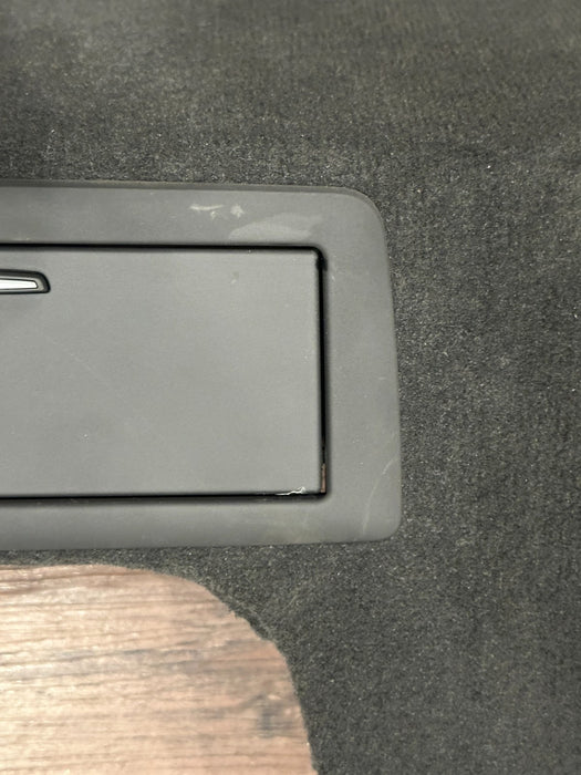 2014 AUDI R8 REAR PACKAGE TRAY BACK WALL CARPET COVER TRIM PANEL 420 863 411 L