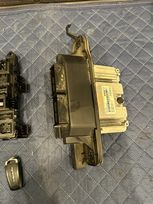 2019 FORD F150 3.5L RAPTOR ECU BCM & KEY ENGINE BODY CONTROL UNIT MODULE OEM