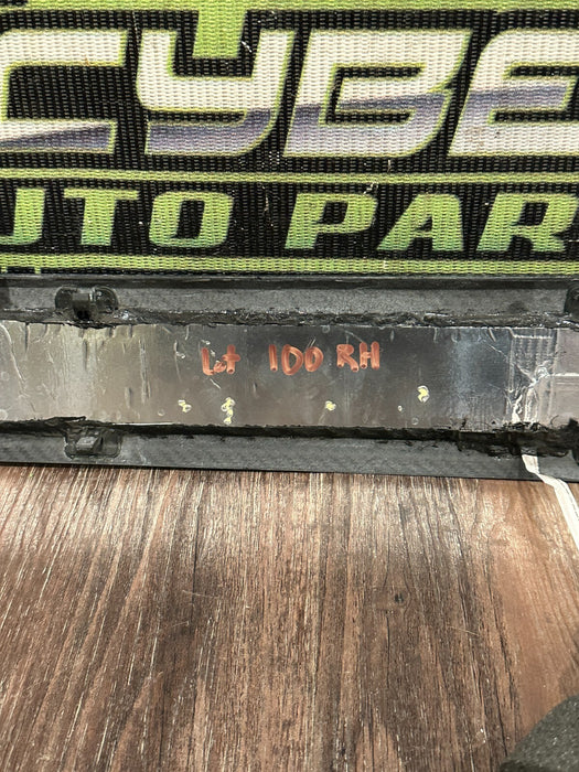 2017-18 AUDI R8 INTERIOR CARBON FIBER LEFT RIGHT KICK SCUFF PLATES OEM *READ*