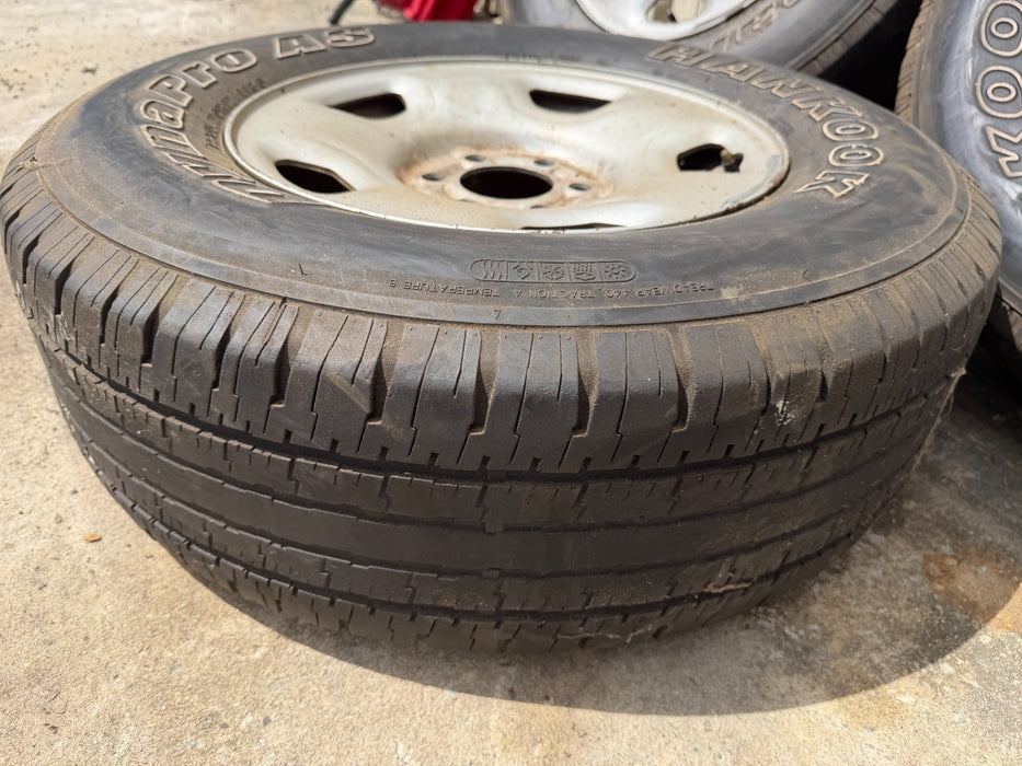 FORD F150 17X7.5 STEEL SPARE WHEELS RIMS TIRES OEM