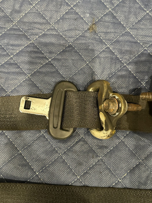2017-2019 FORD F250 F350 F450 XLT REAR LEFT DRIVER SEAT BELT SEATBELT OEM ~WEAR