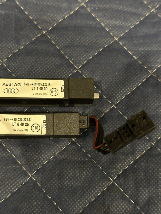 2014 AUDI R8 SPYDER LEFT RIGHT ANTENNA AMPLIFIER AMP PAIR 420 035 225 C