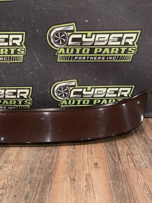 2011 NISSAN 370Z PURPLE REAR TRUNK SPOILER WING OEM (NAG) *PAINT CHIPS* -READ!-