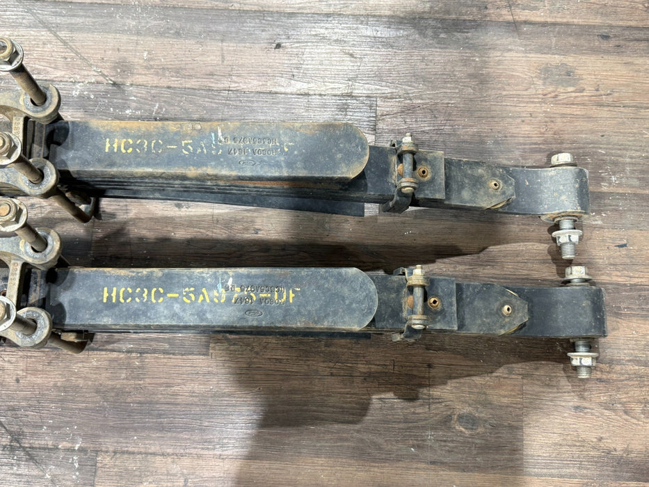 2017 FORD F350 DUALLY LEFT RIGHT LEAF SPRING PAIR OEM