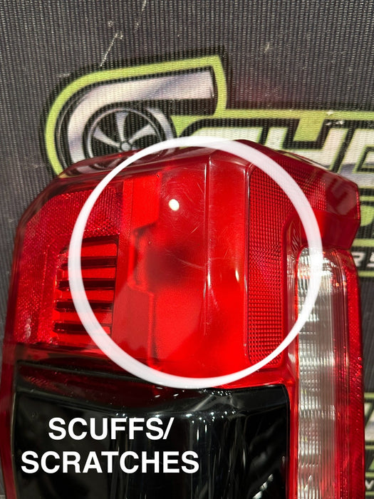 2023-2024 FORD F350 DRIVER LEFT HALOGEN TAIL LIGHT OEM *READ/SCUFFS*