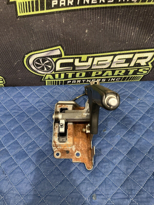 2009-2020 NISSAN 370Z LEATHER EMERGENCY E BRAKE HANDLE LEVER OEM ~MINOR WEAR~