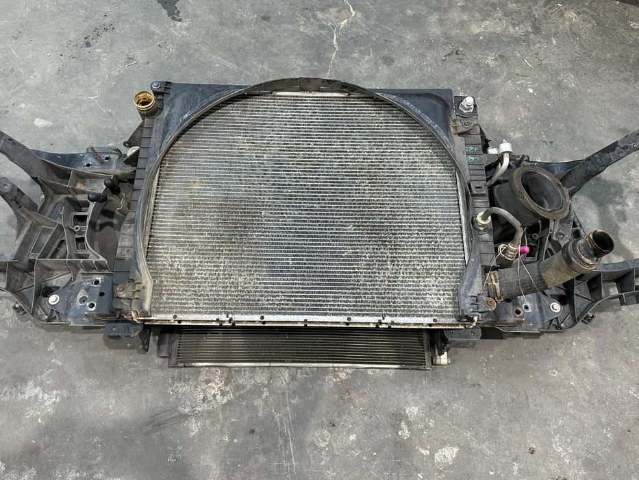 2015 DODGE RAM 2500 CUMMINS DIESEL FRONT RADIATOR SUPPORT COOLING ASSEMBLY OEM