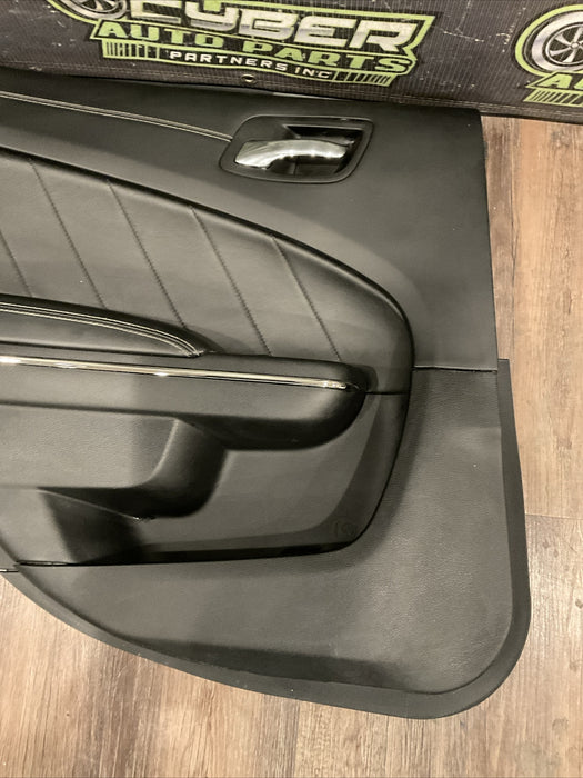 2015-2021 DODGE CHARGER HELLCAT REAR LEFT DRIVER DOOR PANEL COMPLETE OEM
