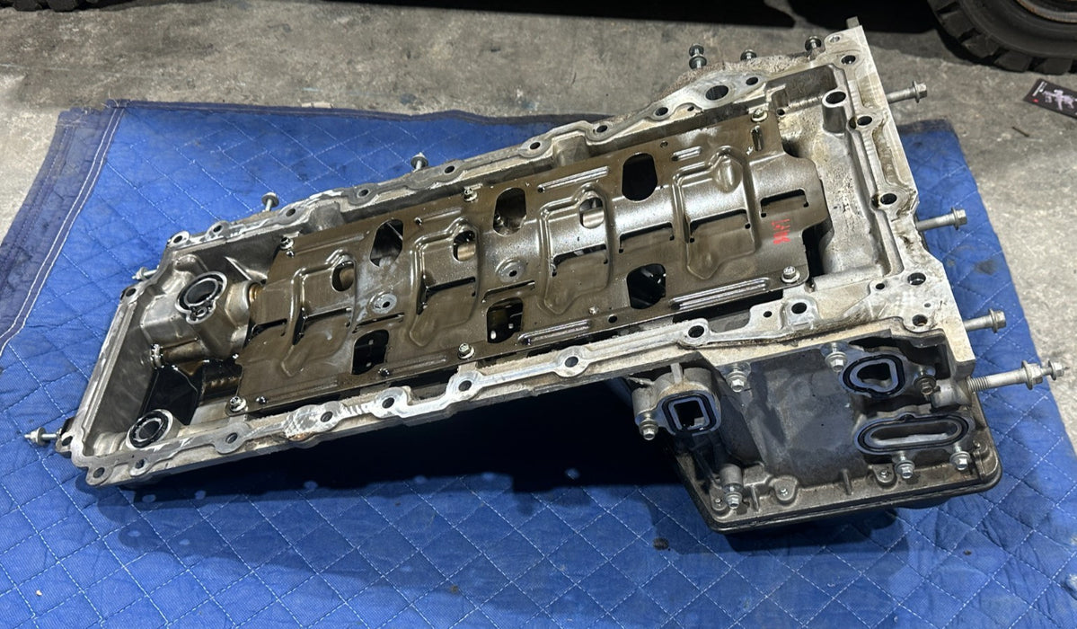 2020 FORD F250 F350 6.7L UPPER OIL PAN OEM 55K MILES