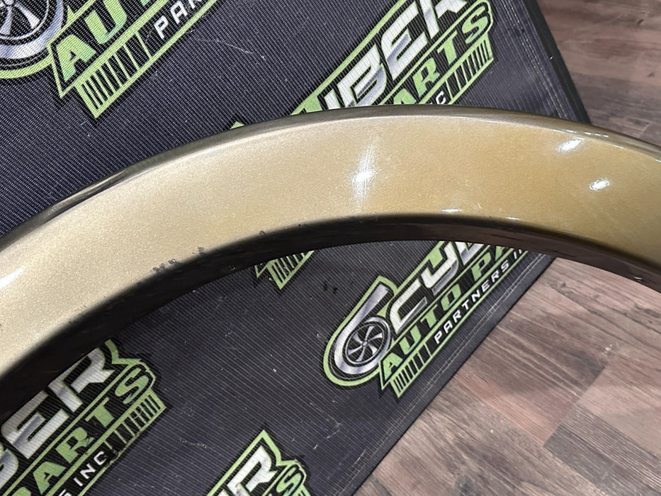 2017-2022 FORD F250 F350 REAR LEFT RIGHT FENDER FLARES GOLD OEM *FLAWS/READ*