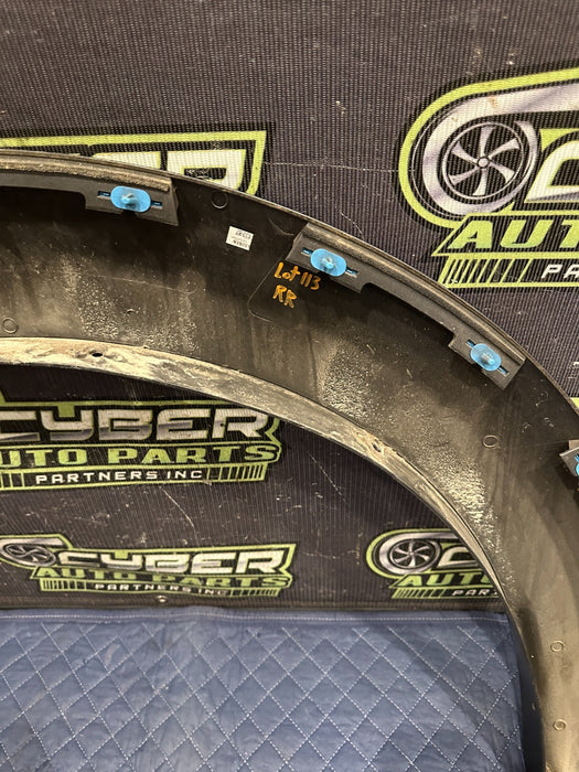 2019 FORD F150 3.5L RAPTOR REAR RIGHT FENDER FLARE MOULDING OEM *SCUFFS 4-11*