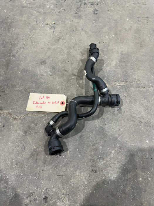 2024 BMW M3 M4 G80 G82 INTERCOOLER TO COOLANT PUMP HOSE OEM 8096450 809644703