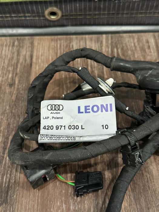 2012 AUDI R8 FRONT PASSENGER RIGHT DOOR WIRING HARNESS OEM 420 971 030