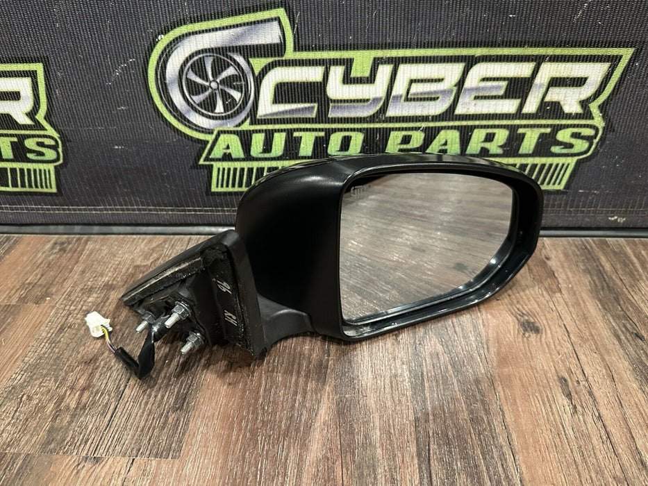 2010 NISSAN 370Z PASSENGER RIGHT DOOR MIRROR BLACK CHEERY (NAG) OEM