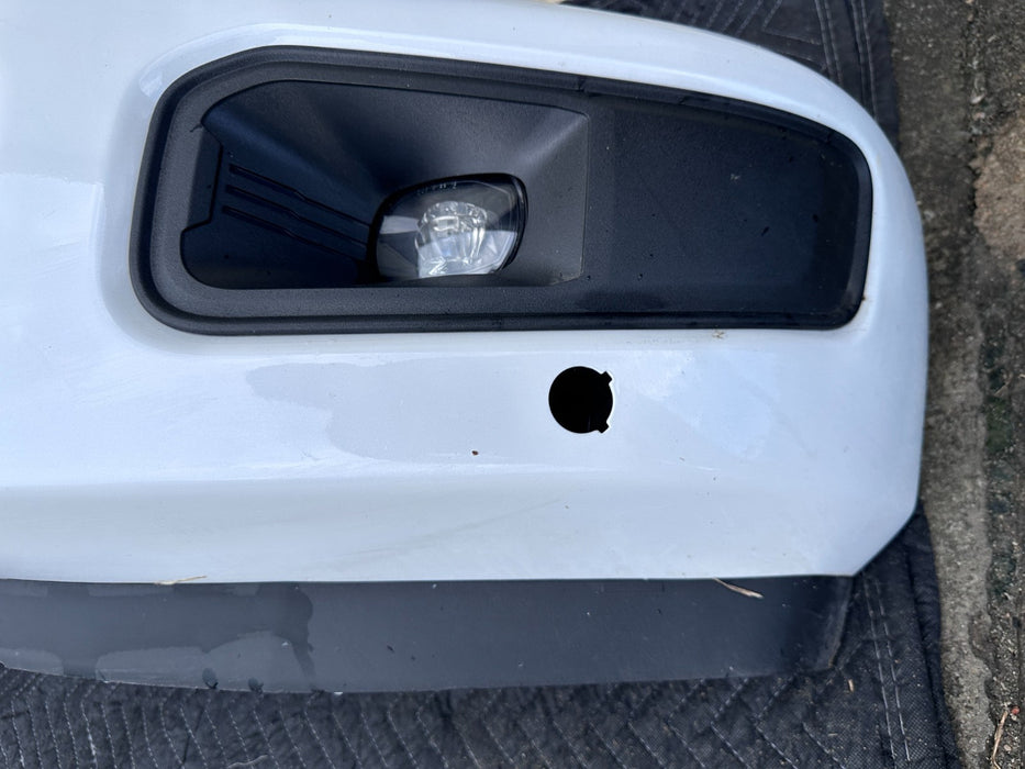 2023 2024 2025 FORD F250 F350 FRONT BUMPER ASSEMBLY STAR WHITE ~SCRATCHES~